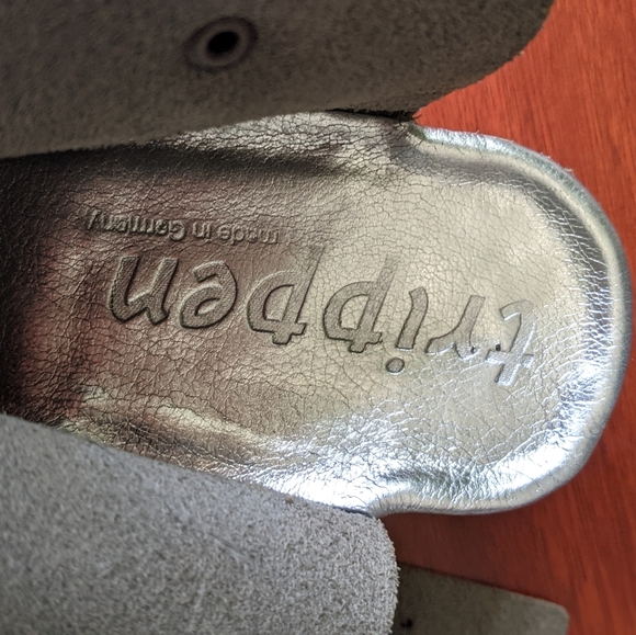 Trippen 38 silver mandarin nickel white soles cross - Picture 8 of 11